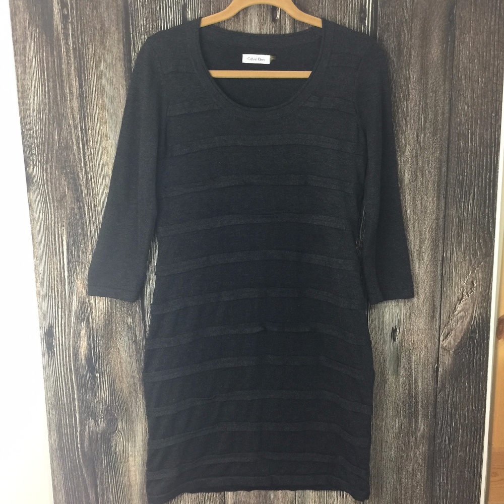 Sweater Dress Calvin Klein PS Long Sleeve F4